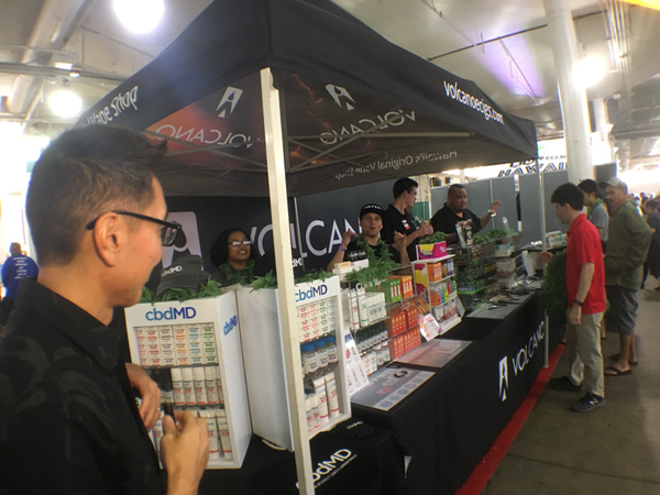 volcano - Akiko's products - Hawaii Cannabis Expo 2019