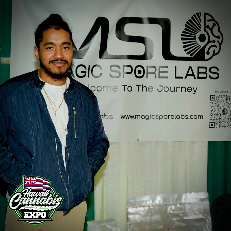 magic spore labs at hawaii cannabis expo